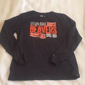 Oregon State Beavers Long sleeves tee. Boys 10/12